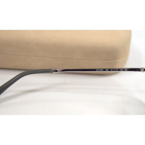 Chloe CE144S Gold Blue Gradient Romie Aviator Logo Sunglasses NWT Case - Picture 6 of 8